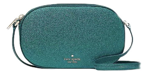 Kate Spade New York Glimmer Glitter Oval Cámara Bandolera Fe