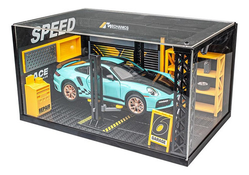 Modelo De Taller De Reparación De Garaje De Automóviles