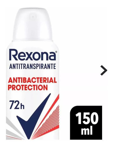 Pack X 6 Rexona 72 Hs Antitranspirante Antibacterial 150 Ml Antibacterial