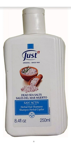 Shampoo San Activ Producto Swiss Just Y Sales Del Mar Muerto
