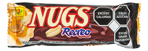 Chocolate Nugs Recreo Cajeta Con Cacahuate