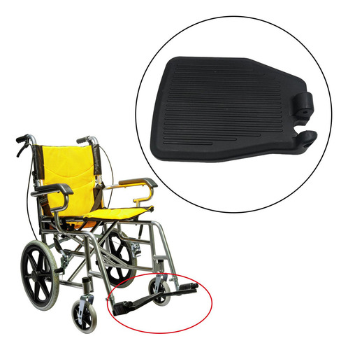 2 Pedal De Reposapiés Para Silla De Ruedas Fácil