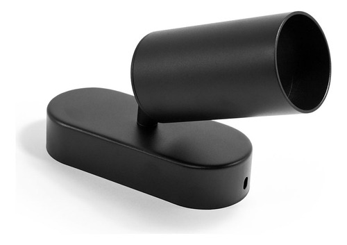 Aplique De Pared Metalico Negro Una Luz Lh-3855