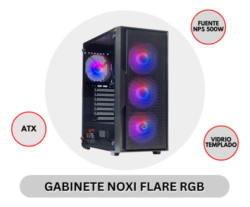 Pc Gamer Noxi Amd Ryzen 7 5700g | 16 Gb | 1 Tb | Rtx 3050