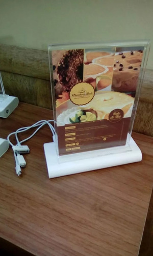 Imagem 4 de 7 de Carregadores Celular Publicidade Restaurante Pizzaria Kit 3