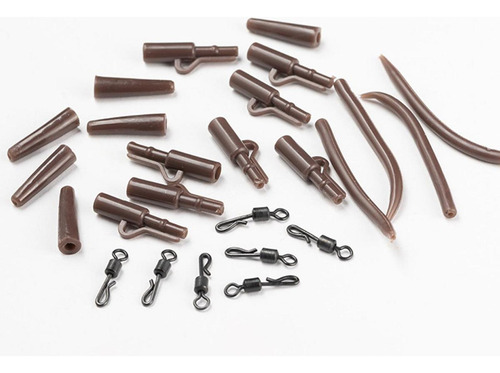 Kit De 40 Pinzas Para Pesca De Carpas, Cono De Cola Marrón