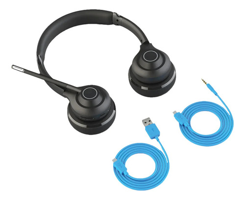 Auriculares Sonidolab Vibe Oficina Inalambricos Bluetooth Color Negro - Excelente (Reacondicionado)