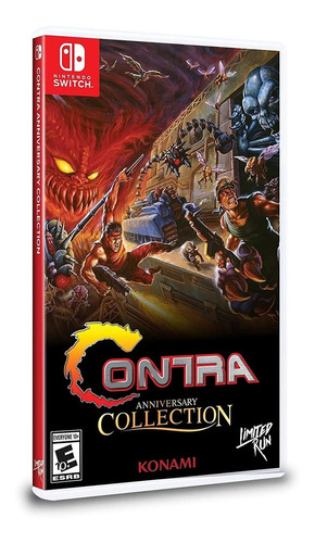 Contra Anniversary Collection Switch Limited ejecuta Midia Fisic