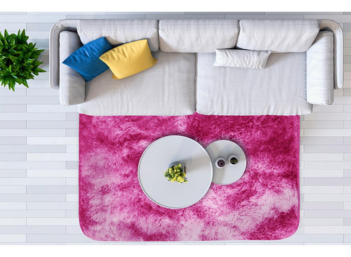 Tapete Spazio Basic 200 X 150cm Rosa Marmorizado Ornare