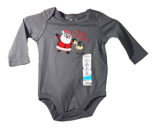 Body Osito Jumping Beans Importado Usa T. 6m Papa Noel