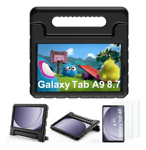 Funda + Vidrio Templado Para Tablet Samsung Galaxy Tab A9 