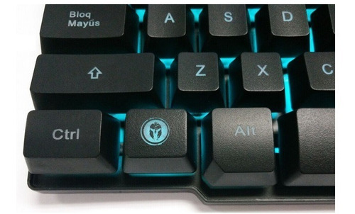 Imagen 5 de 8 de Kit de teclado y mouse gamer BKT BKTMK85 Español de color negro