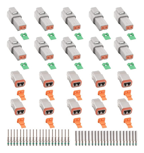 St6246 Deutsch - Conector De 2 Pines, 10 Juegos, Dt04-2p Dt0