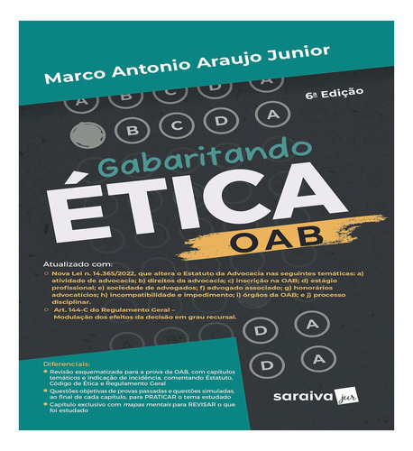 Gabaritando Ética - Oab  6ª Edição 2022, De Papel., Vol. Único. Editora Saraiva, Capa Mole Em Português, 2022