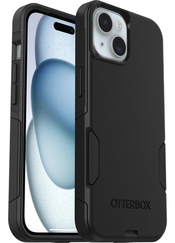 Funda Commuter Series Otterbox Para iPhone 15, Color Negro