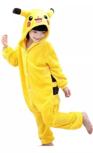 Pikachu Pokemon Fantasia Pijama Kigurumi Macacão Roupa Adulto A Pronta  Entrega