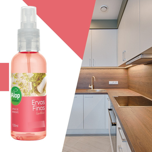 Spray De Ambientes E Tecidos 130 Ml Ervas Finas Alop