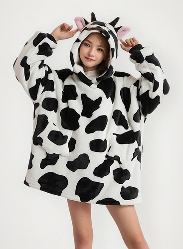. Sudadera Cobija Hoodie Con Capuch Afelpada Calientita Niño