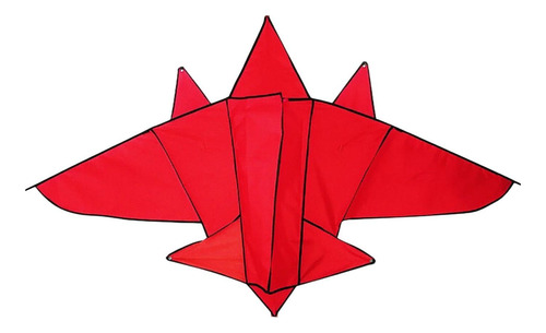 Juguete Volador De Cometas De Avión Grande Pequeño Rojo