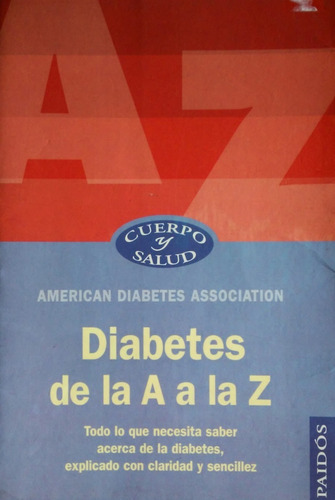 Diabetes De La A A La Z American Diabetes Association (Usado)
