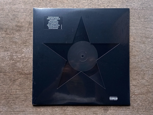 Disco Lp David Bowie - Blackstar (2016) Usa Sellado R49