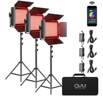 Comprar Luz De Vídeo Led Rgb Iluminación De Fotografía Gvm 45w Color