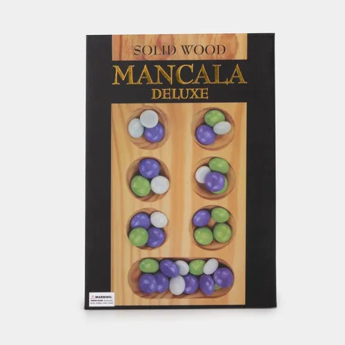 Juego De Mesa Máncala Deluxe En Madera