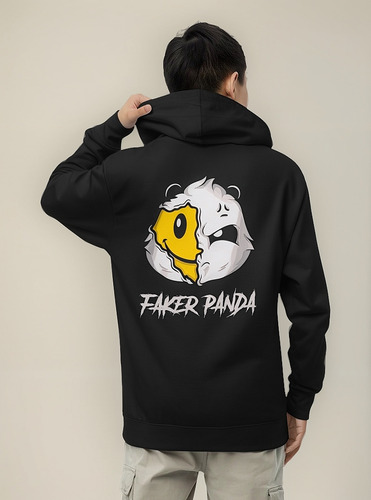 Buzo Con Capucha Faker Panda Estilo Streetwear Unisex