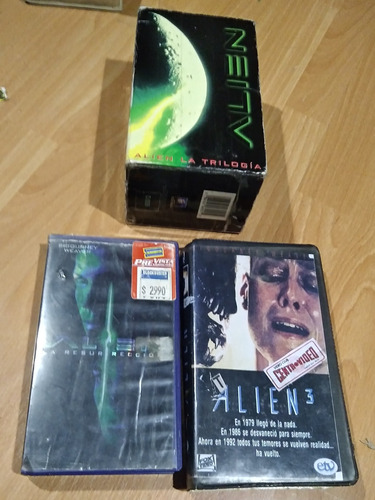 Alien Colección Películas Vhs Tv Tape Cinta Cassette No Dvd