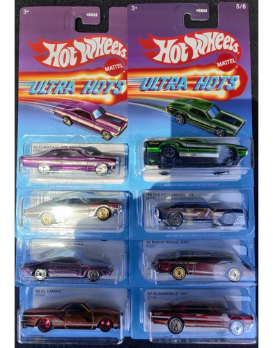 2022 Hot Wheels Ultra Hots Set Completo De 8 Piezas Mattel