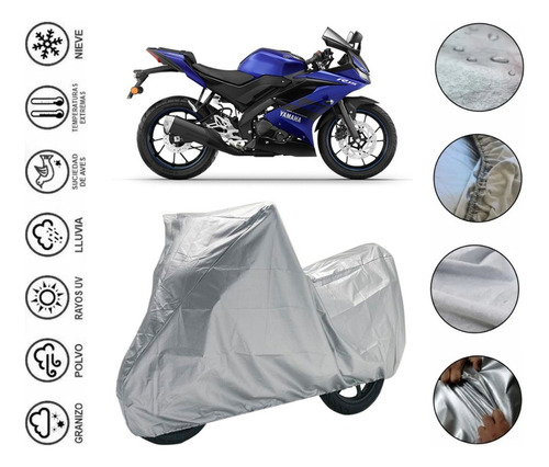 Cubre Afelpada Moto Yamaha Yzf R15