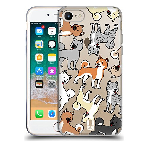 Diseños De Cajas Akita Dog Breed Patterns 2 Soft Gel Case Co
