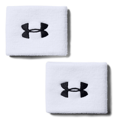 Muñequeras Blancas Under Armour Performance Unisex Adultos Color Blanco Talla Único