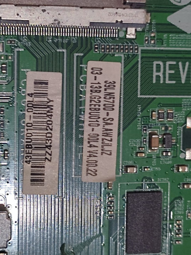 Placa Sinal Tv Lg Ln5700 + Werellis (Usado)