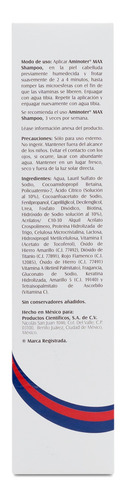 Aminoter Max Shampoo Anticaída Repara Y Protege 300ml