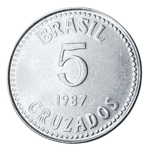Moeda Do Brasil - 5 Cruzados - (1987)