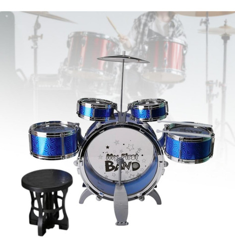 Juego De Batería De Jazz Para Niños, Kits De Batería De