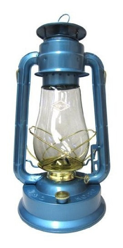 V&o ******* Supreme Brass Trim Oil Lantern Blue.