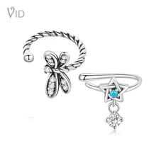 Comprar Set Pendiente Click  Mariposa+ojo  Plata 925  Joyería + Caja