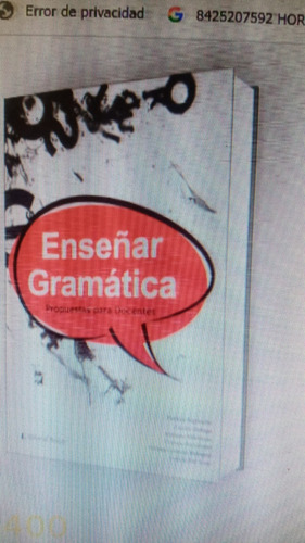 Enseñar Gramática. De Supisiche Brujas