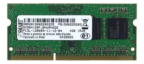 Memória RAM color verde  4GB 1 Smart SH564128FJ8NWRNSQG