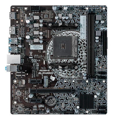 Placa Mae Pichau Alphard A520m-s, Ddr4, M-atx Socket Am4 M.2