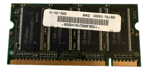 Memoria Ram Infineon 256mb Ddr 266 Cl2 Sdram Hys64d32020gdl (Usado)