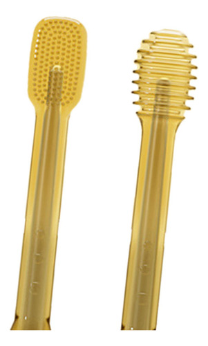 2x Juego De Cepillos De Dientes De Dorado 9 Cm De Longitud