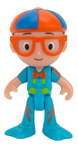 Imagen 2 de 2 de Blippi Acurario Personaje Con Accesorios Blippi De 10 Cm