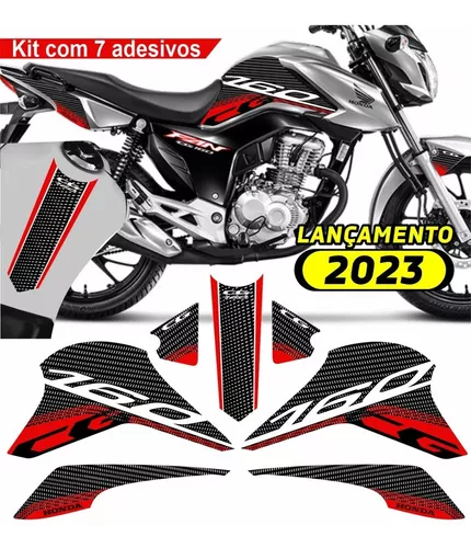 Kit Adesivos Cg Fan 2023 Kit 9 Adesivos Fp27