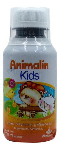 Animalin Kids Suplemento Alimenticio Jarabe Fco120ml