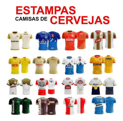 Estampas Vetor 2021 Camisas De Cervejas + Moldes De Camisas