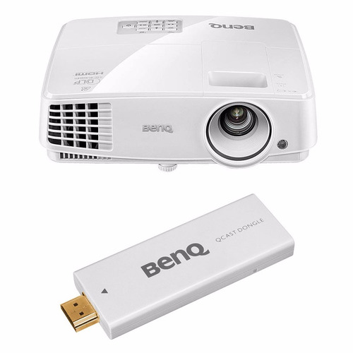Proyector Benq Ms 531 3d Ex 527 Full Hd + Dongle Qcast Wifi