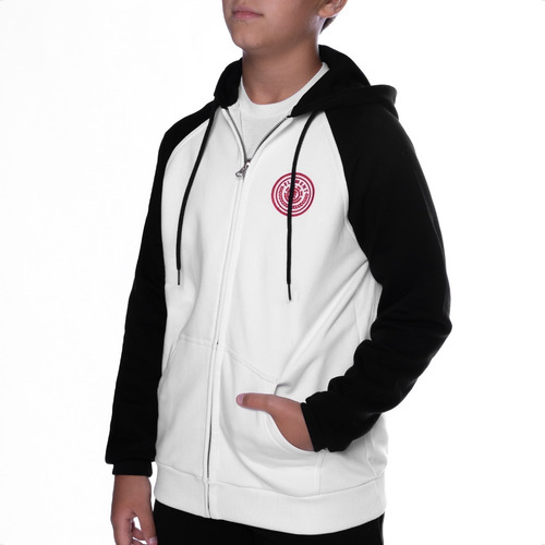 Imagen 3 de 4 de Campera Element Patch Rang Zip Hood Niño Casual Urbano Friza